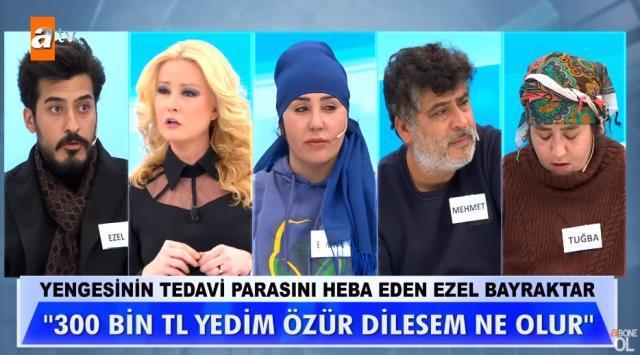 Kanser hastası yengesinin tedavi parasını yiyen Ezel Bayraktar, hüngür hüngür ağladı