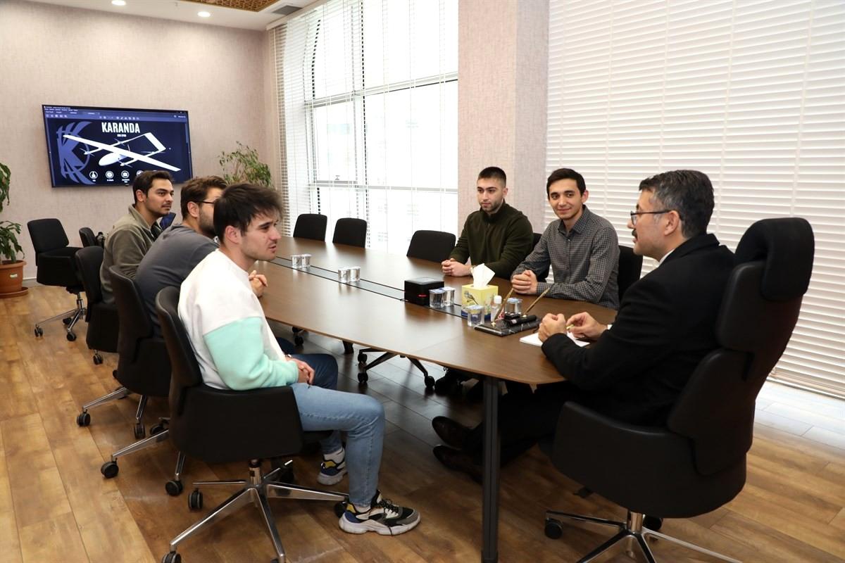 KÜTAV\'dan DPÜ KARANDA İHA Takımına maddi destek