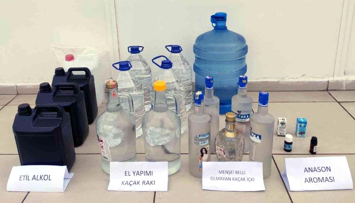 Muğla\'da kaçak alkol operasyonu