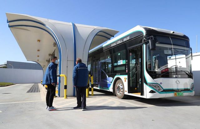Shanghai Kentinde Hidrojenle Çalışan Daha Fazla Otobüs Görev Yapacak