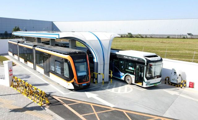 Shanghai Kentinde Hidrojenle Çalışan Daha Fazla Otobüs Görev Yapacak