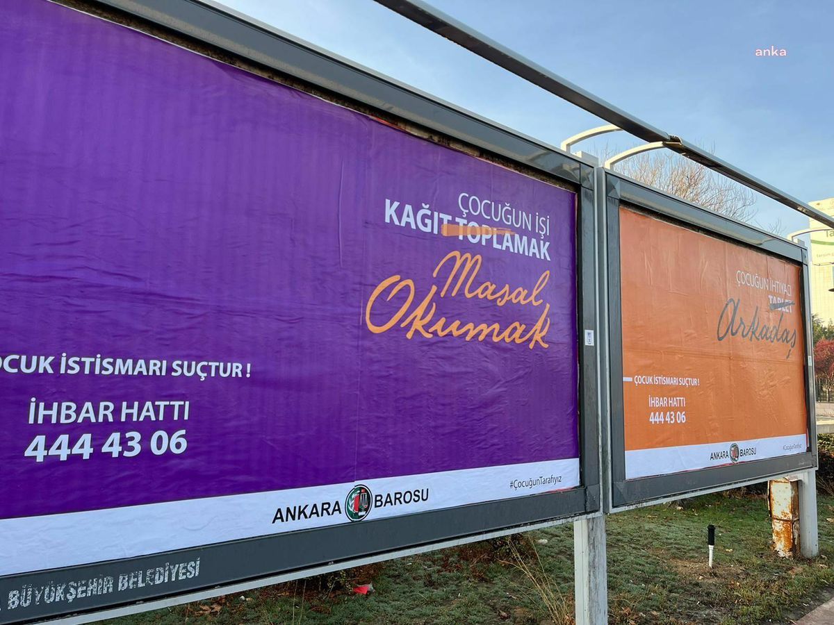 Ankara Barosu, Çocuk İstismarına Karşı Farkındalık Kampanyası Başlattı: "Her Bir Çocuk \'Çocukluğunu Yaşayana Dek\' Hukuki Mücadeleden Vazgeçmeyeceğiz"