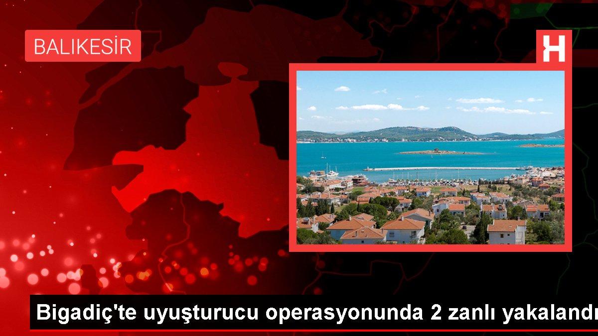 Bigadiç'te uyuşturucu operasyonunda 2 zanlı yakalandı