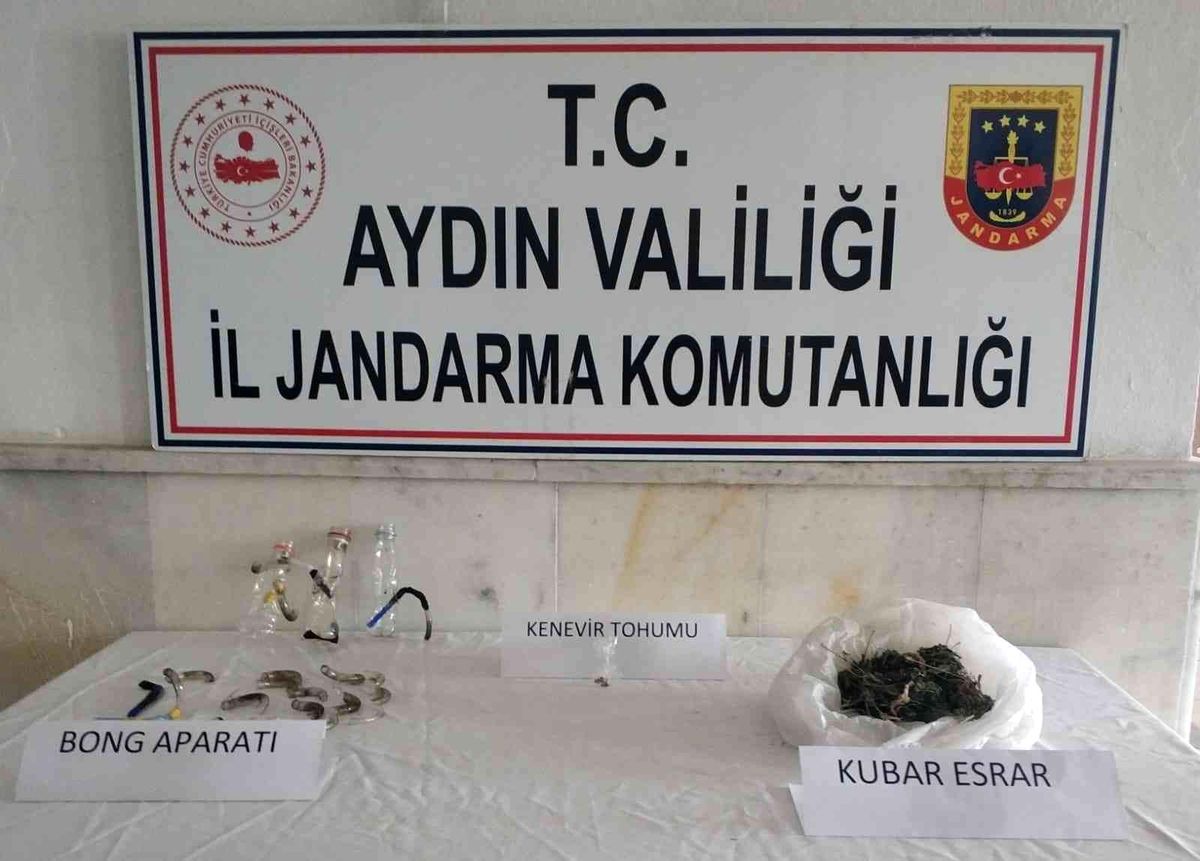 Çine\'de uyuşturucu baskını