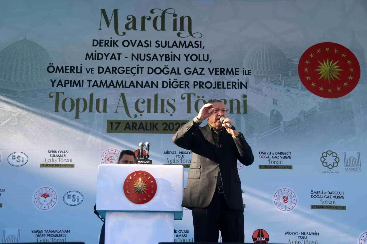 Cumhurbaşkanı Erdoğan, Mardin\'de toplu açılış töreninde konuştu: (2)