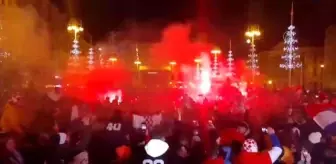 Hırvatistan taraftarları galibiyeti sevinçle kutladı (2)