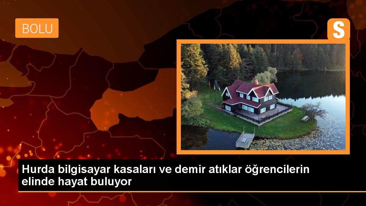 Hurda bilgisayar kasaları ve demir atıklar öğrencilerin elinde hayat buluyor