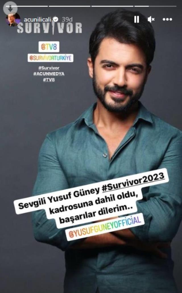 Şarkıcı Yusuf Güney, Survivor 2023'ün kadrosuna dahil oldu