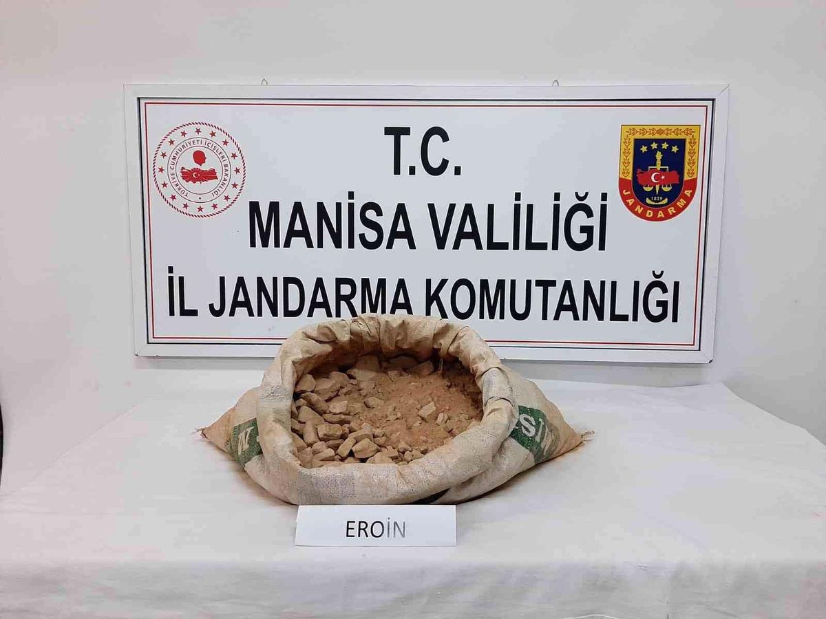 Turgutlu\'da 14 kilo eroin ele geçirildi