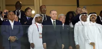 Cumhurbaşkanı Erdoğan, Dünya Kupası finalini stattan takip etti