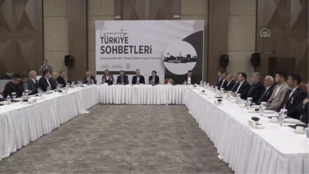 GAZİANTEP - "Türkiye Sohbetleri" toplantısı düzenlendi