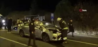 Hastane girişinde kaza: 1 yaralı