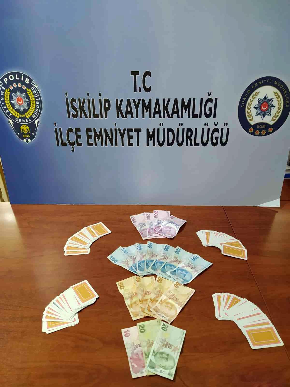 İskilip\'te kumar operasyonu