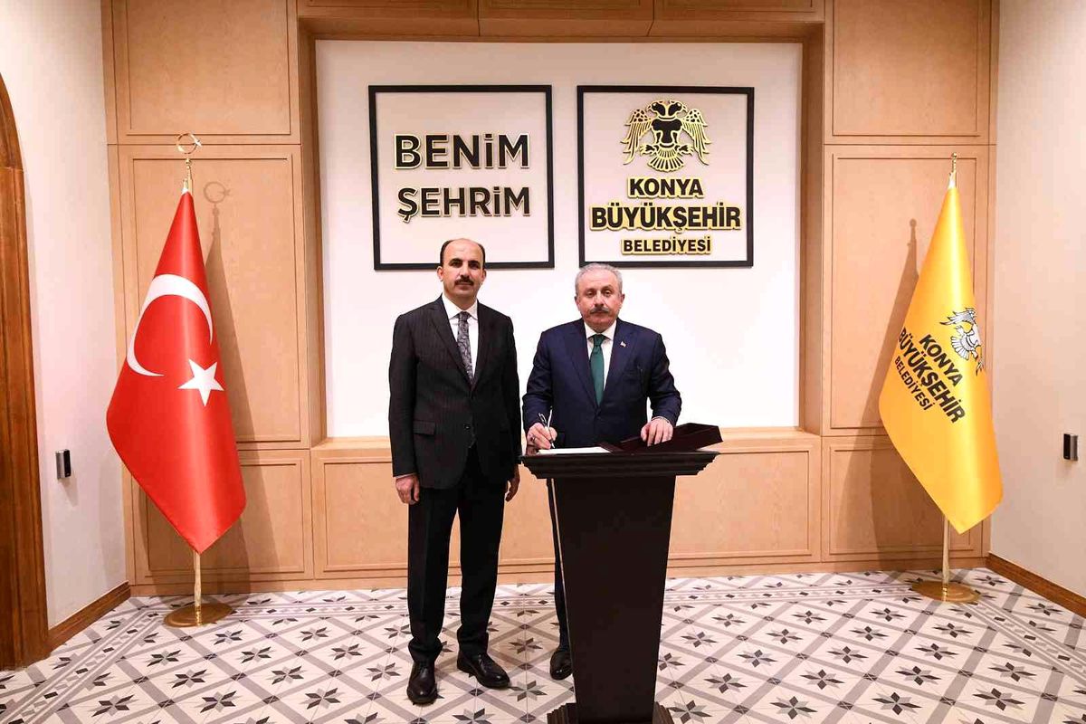 TBMM Başkanı Şentop Başkan Altay\'ı ziyaret etti