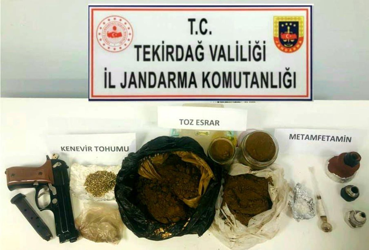 Tekirdağ\'da uyuşturucu operasyonunda 1 tutuklama
