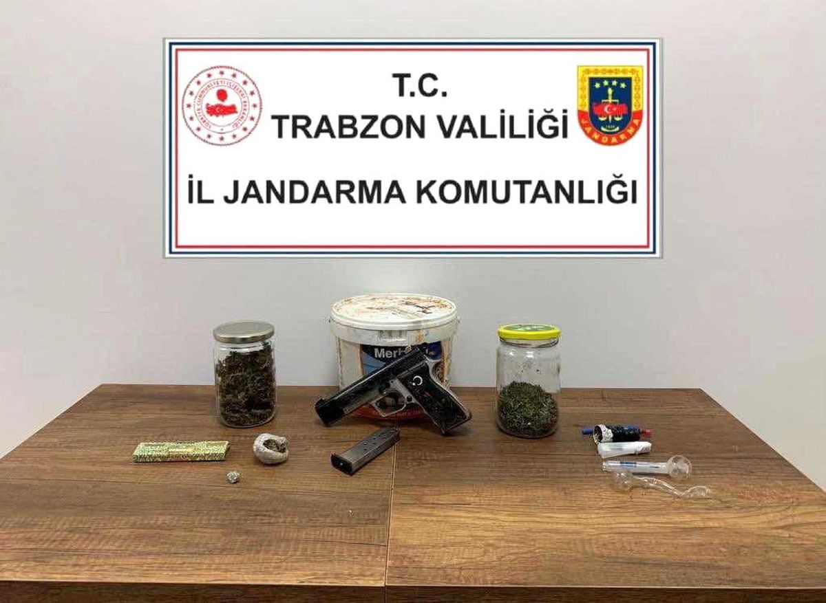 Trabzon\'da havaya ateş eden şahıs gözaltına alındı
