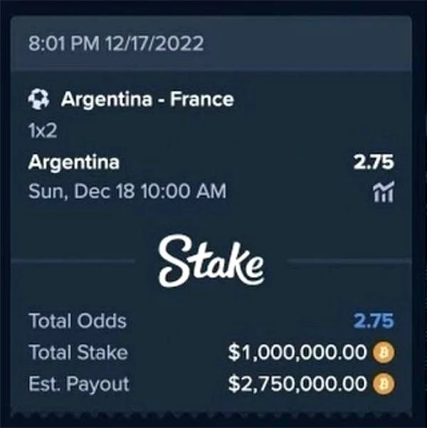 Arjantin-Fransa maçı için bahis yapan Drake, 1 milyon dolar kaybetti
