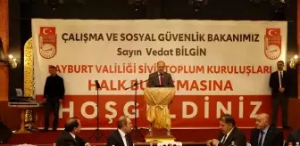Bakan Bilgin, Bayburt'ta sivil toplum kuruluşları temsilcileriyle bir araya geldi