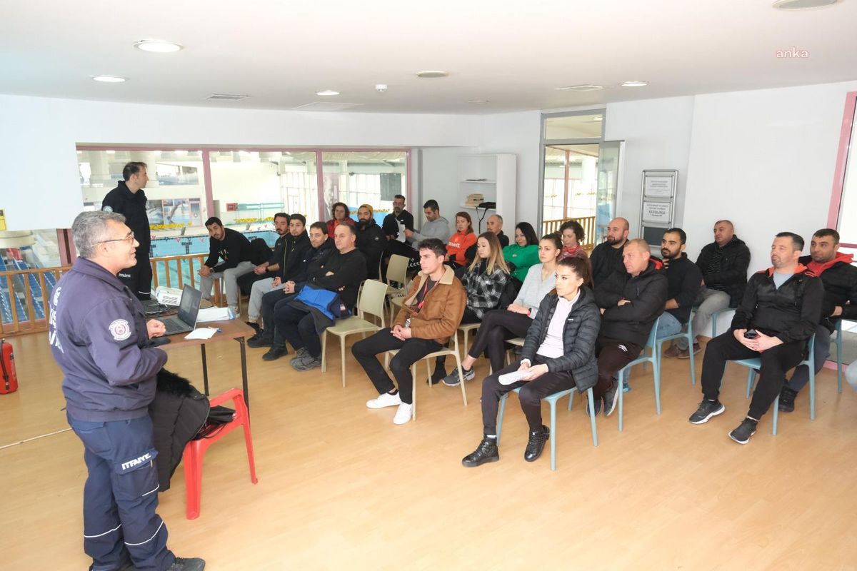 Eskişehir Büyükşehir Belediyesi Spor Dairesi Personeline Acil Durum Tatbikatı