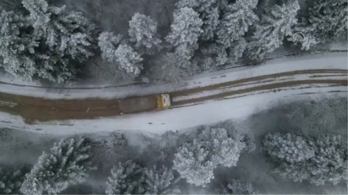KASTAMONU - Kar yağışı etkili oluyor