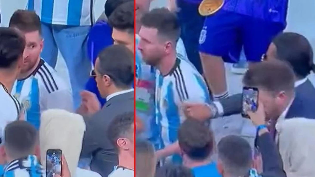 Dünya Kupası zaferinin mutluluğunu yaşayan Messi\'yi Nusret sinirlendirdi