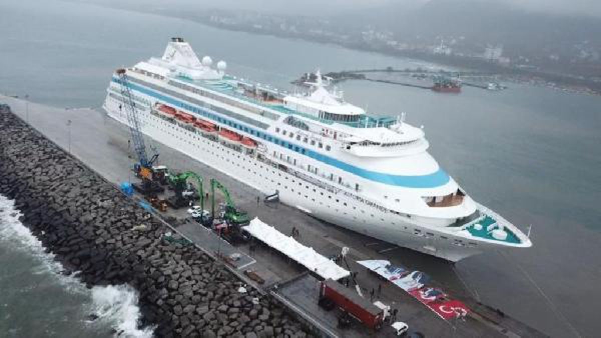 Hayaldi, gerçek oldu...Ordu Kruvaziyer turizmine adım attı, ilk gemi ÜnyePort'a demirledi