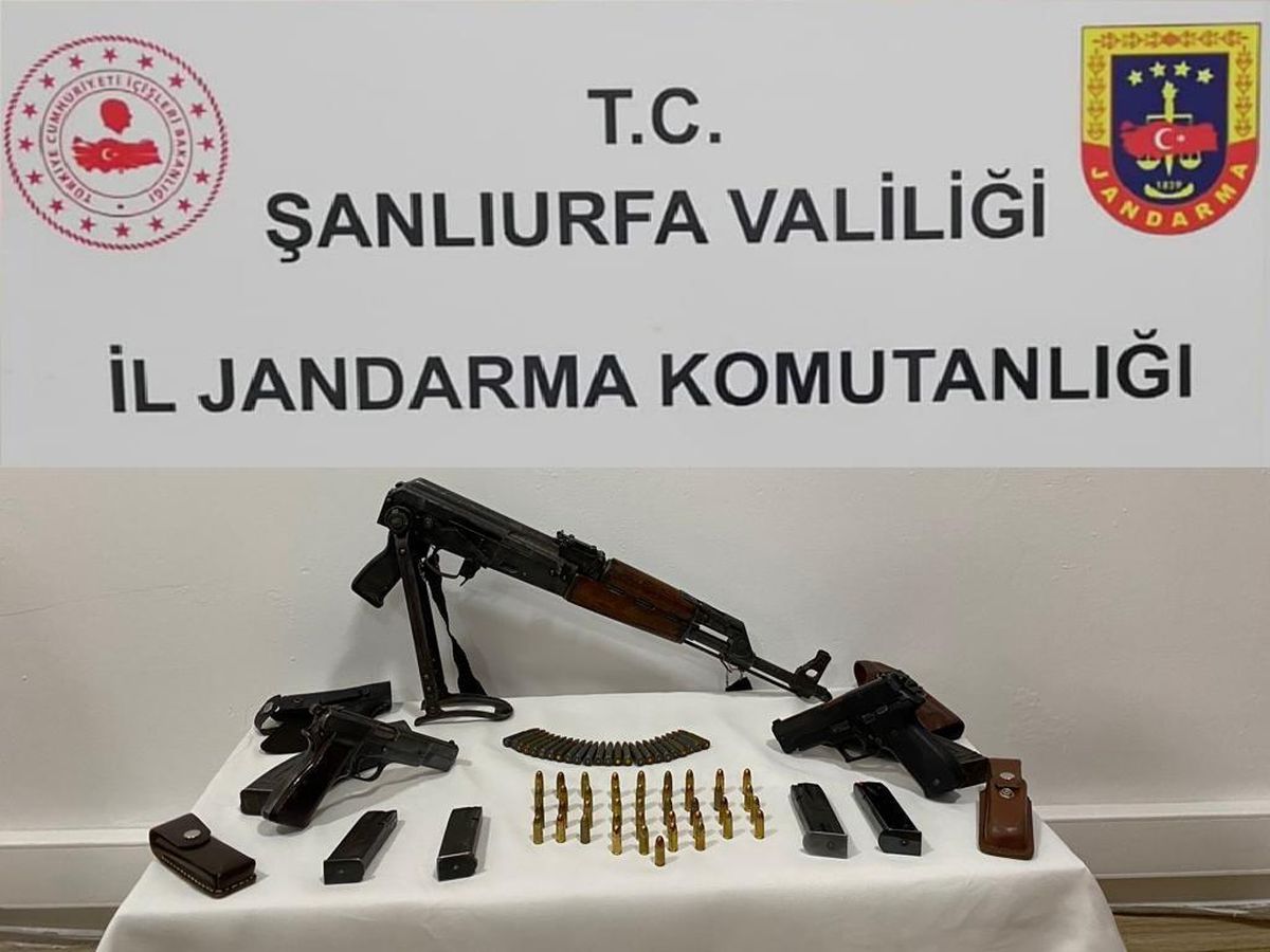 Şanlıurfa\'da 3 yıl önceki kavgada kullanıldığı değerlendirilen silahlar ele geçirildi