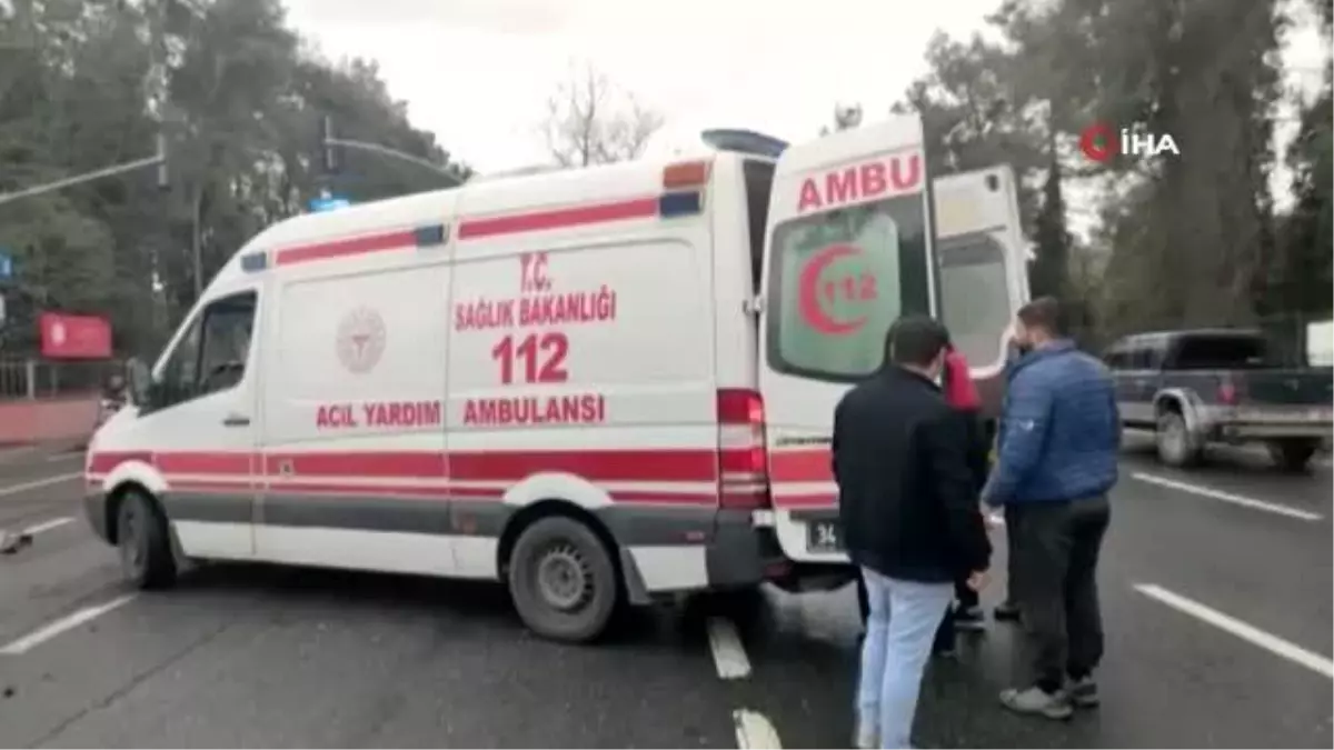 Sarıyer\'de feci kaza: Lüks araç hurdaya döndü