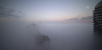 (TİMELAPSE) Başkentte etkili olan sis, güzel görüntüler oluşturdu