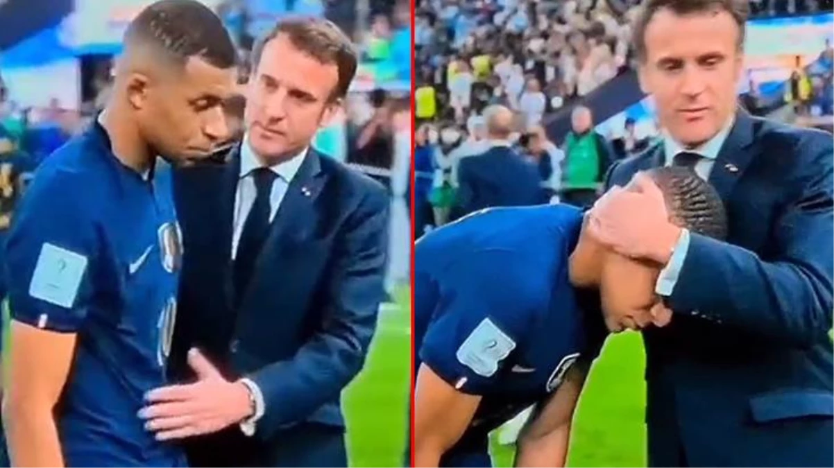 Dünya Kupası\'nı kazanamayan Fransa\'da Mbappe\'nin Cumhurbaşkanı Macron\'a hareketi gündem oldu
