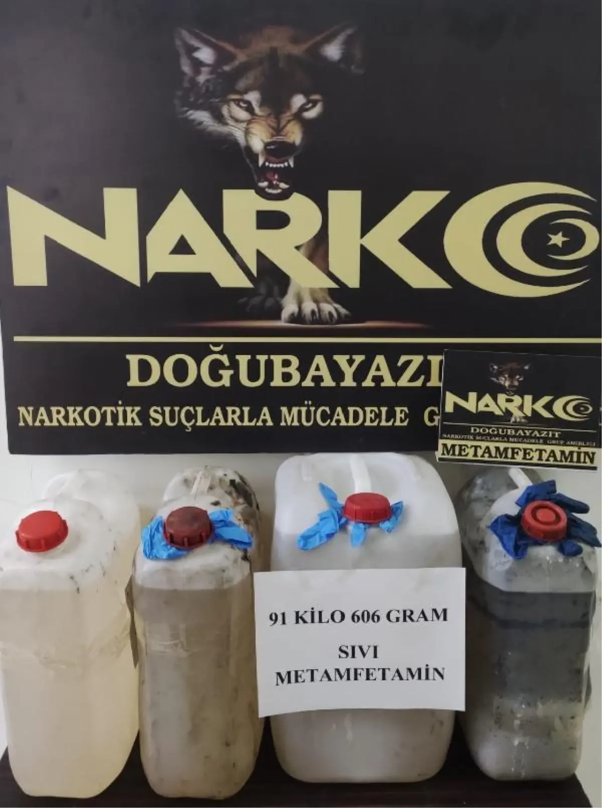 AĞRI\'DA 91 KİLO 606 GRAM UYUŞTURUCU ELE GEÇİRİLDİ