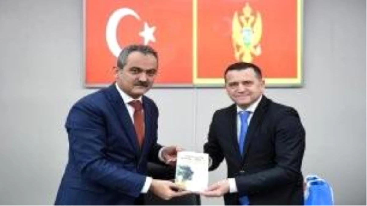 Bakan Özer, Karadağ Eğitim Bakanı Vojinovic ile görüştü