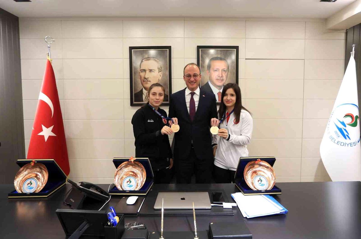 Denizlili şampiyonlar hedefini olimpiyat olarak belirledi