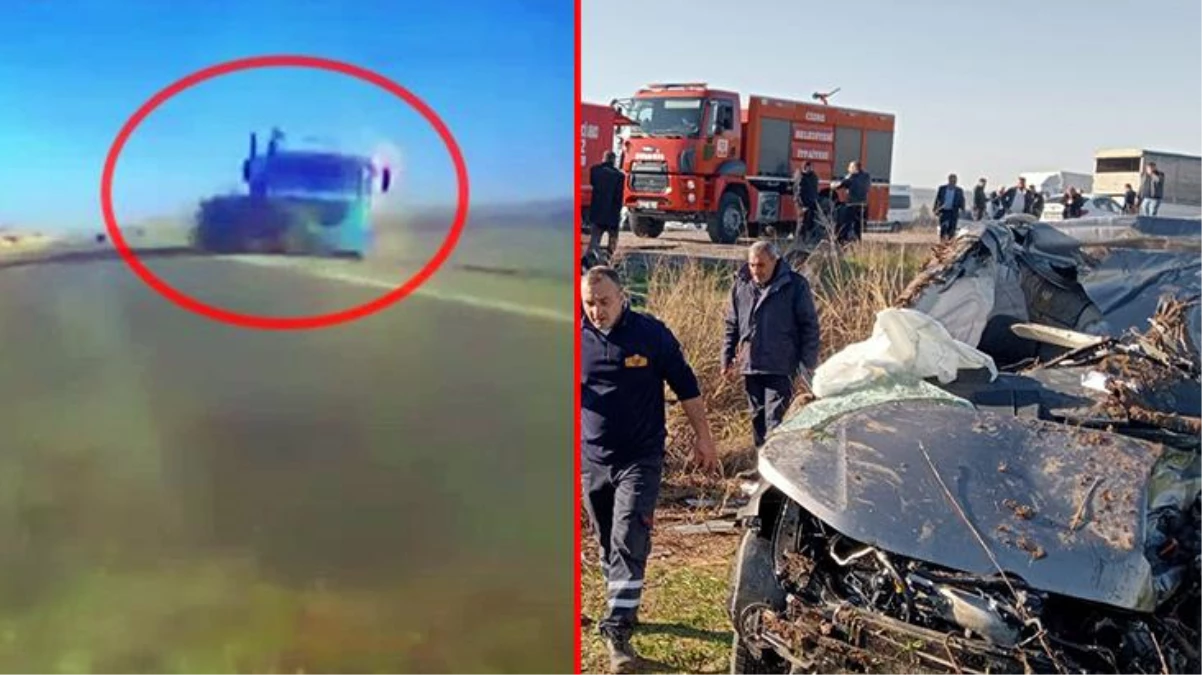 Şırnak\'ta 4 kişinin öldüğü korkunç kaza araç kamerasına yansıdı