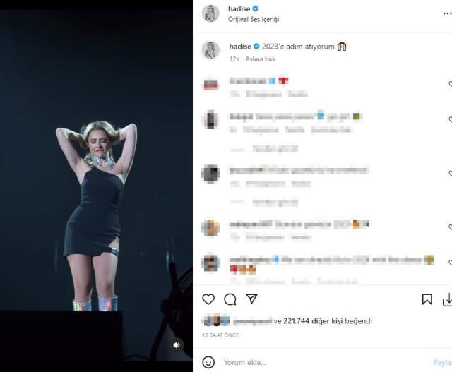 Şarkıcı Hadise, kalça dansı yaparken kendinden geçti