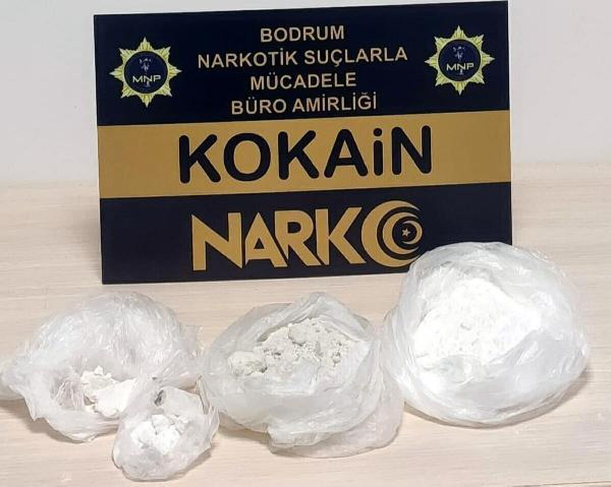 Şehir dışından geldikleri Bodrum\'da 340 gram kokainle yakalandılar