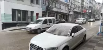 Tekirdağ'da kar yağışı başladı