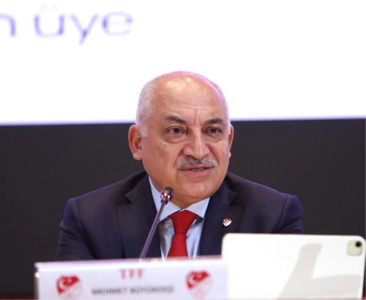 TFF Başkanı Mehmet Büyükekşi 6 aylık görev dönemini değerlendirdi (3)
