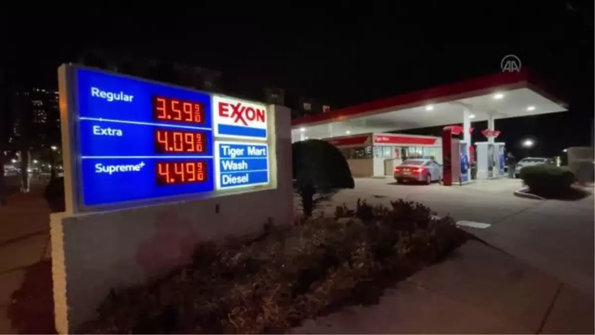 WASHİNGTON - ABD'de akaryakıt fiyatları 2021 yılı seviyesinde