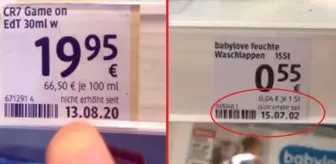 Almanya'da bir markette çekilen görüntü sosyal medyayı salladı! 21 yıldır zam gelmeyen ürün bile var