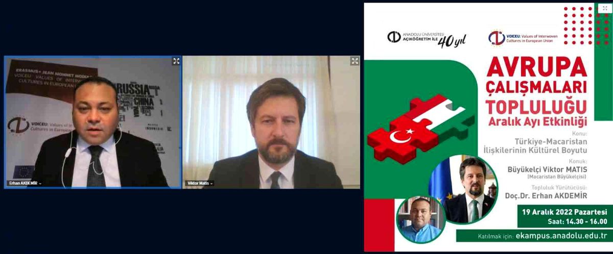 Anadolu Üniversitesinde "Türkiye-Macaristan İlişkilerinin Kültürel Boyutu" konuşuldu