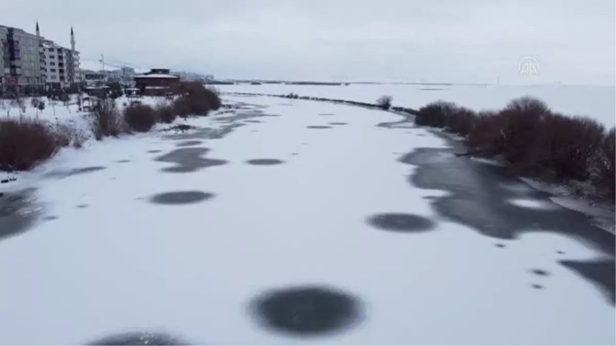 Beyaza bürünen Ardahan dronla görüntülendi