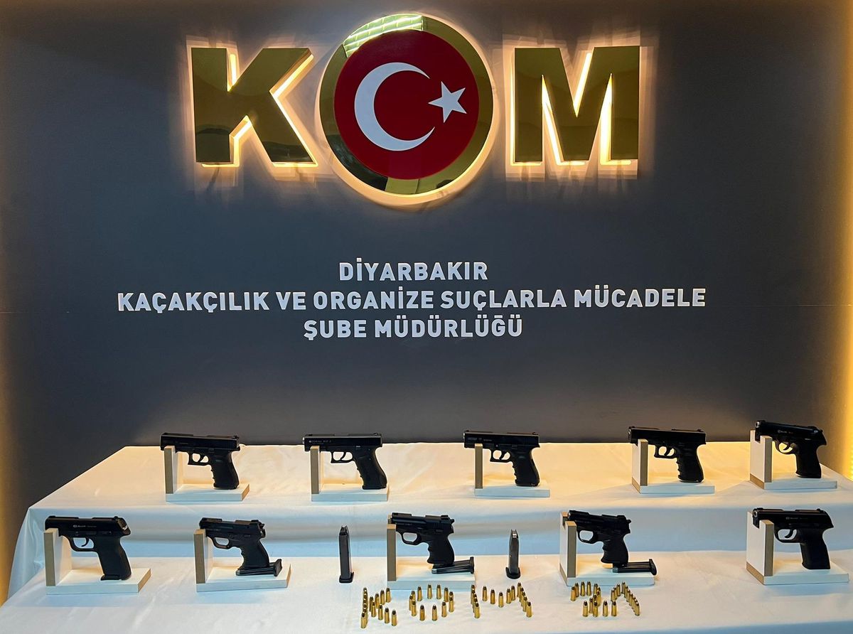 Diyarbakır\'da silah kaçakçılığı operasyonunda yakalanan zanlı tutuklandı