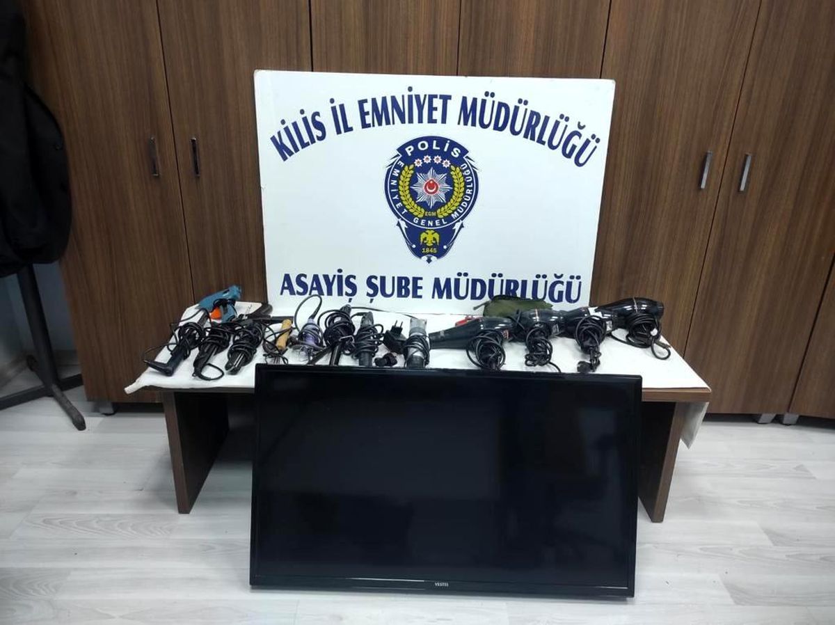 Kilis\'te 6 ayrı hırsızlık olayına karışan şüpheliler yakalandı