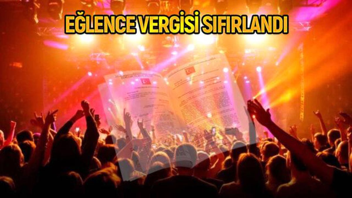Resmi Gazete\'de yayınlandı! Eğlence vergileri kalktı
