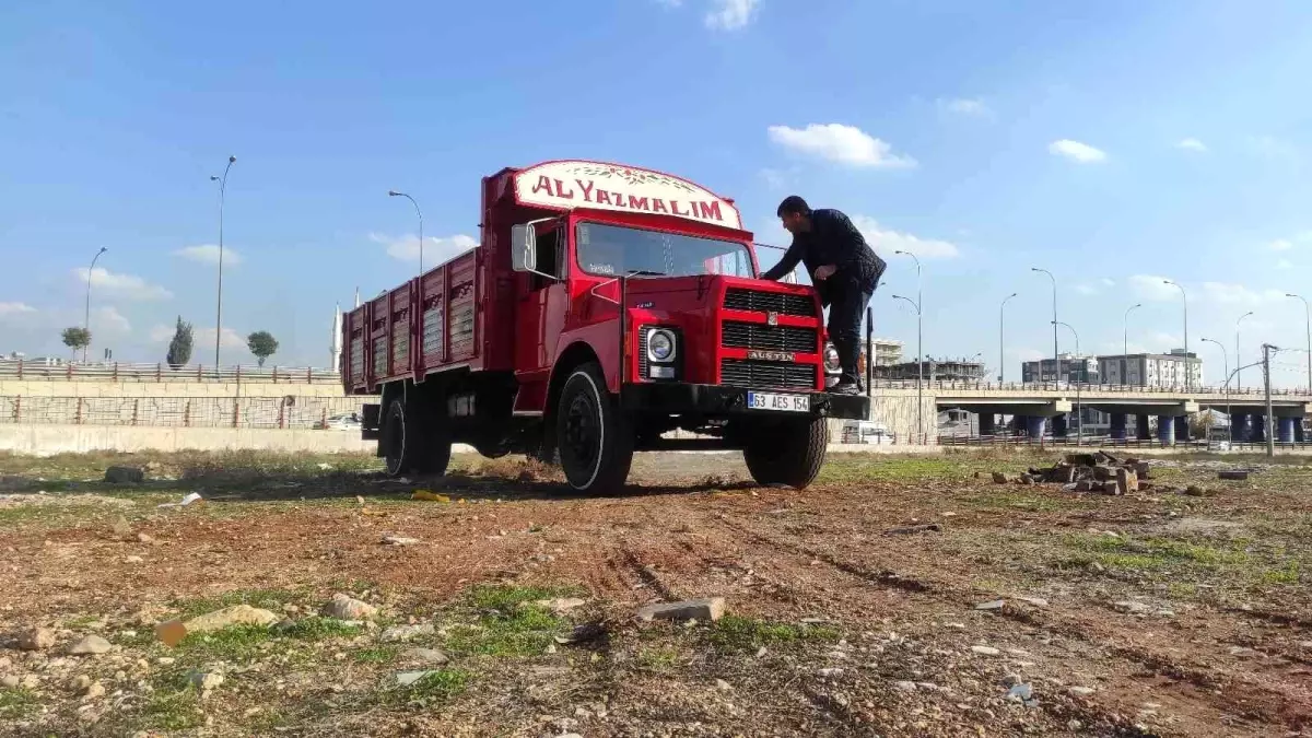 "Al Yazmalım" kamyonu Şanlıurfa\'da ilgi odağı oldu