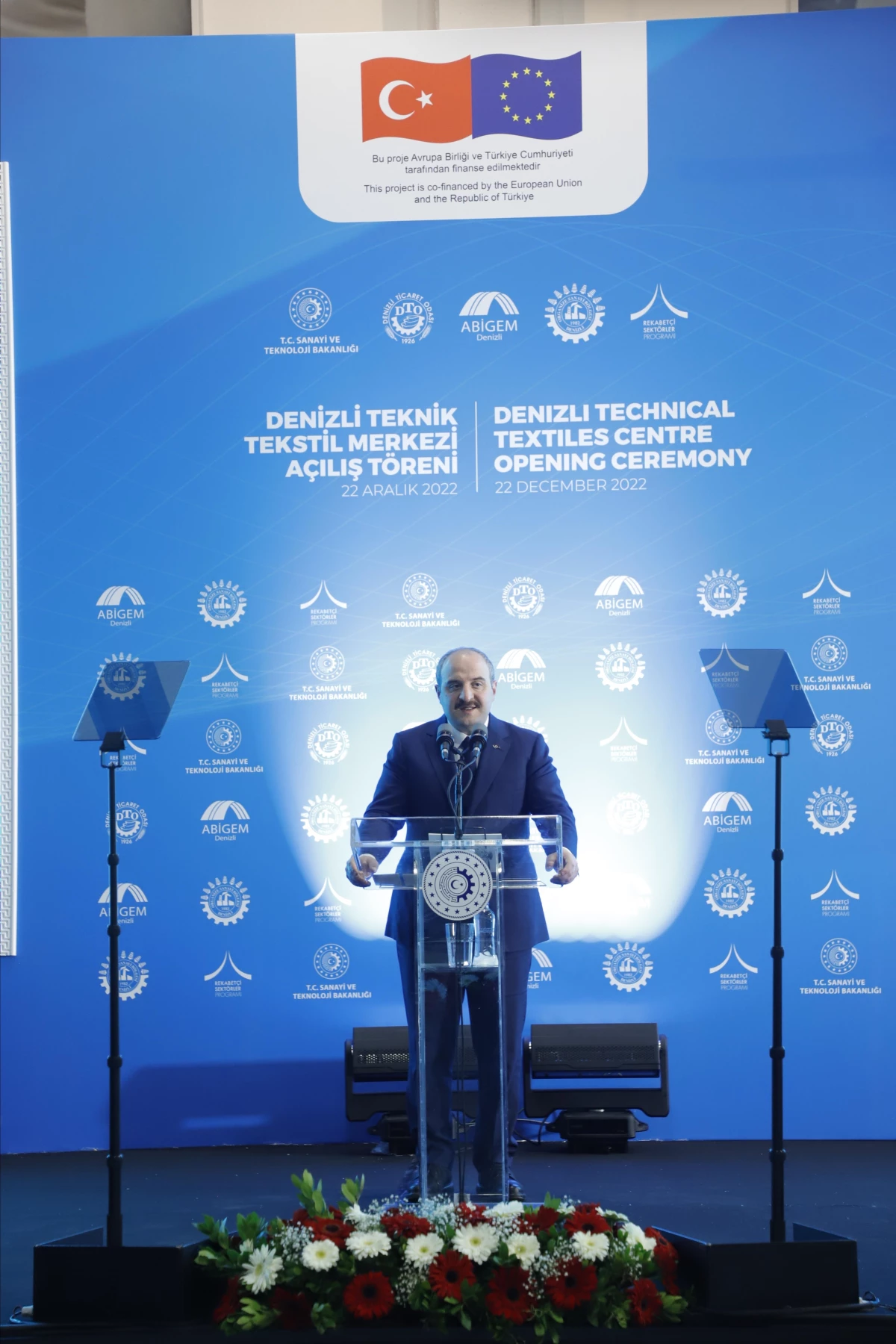 Bakan Varank, Denizli\'de Teknik Tekstil Merkezi açılışında konuştu: (2)