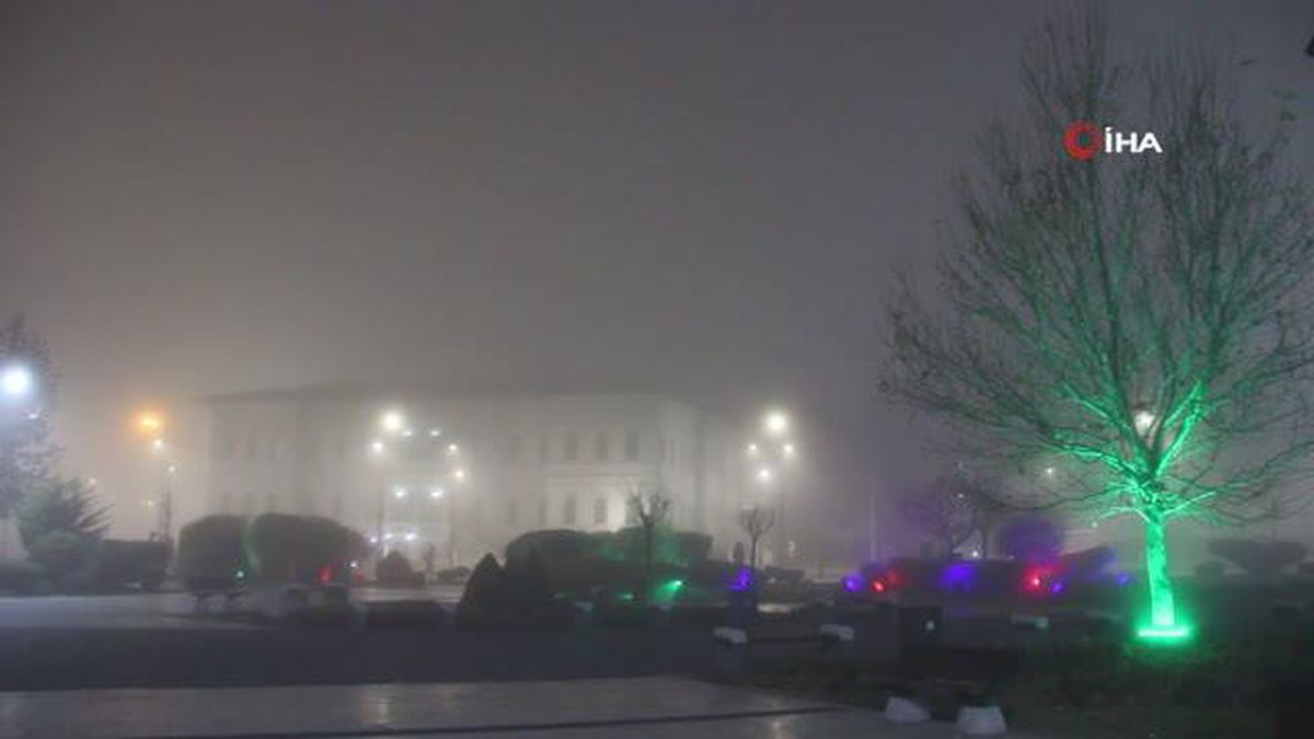 Bir anda çöktü, ortaya kartpostallık görüntüler çıktı