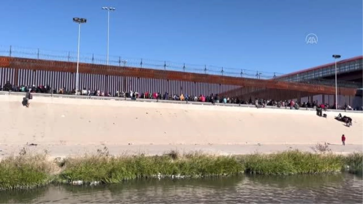 Meksika\'nın Ciudad Juarez kentindeki göçmenlerin bekleyişi sürüyor