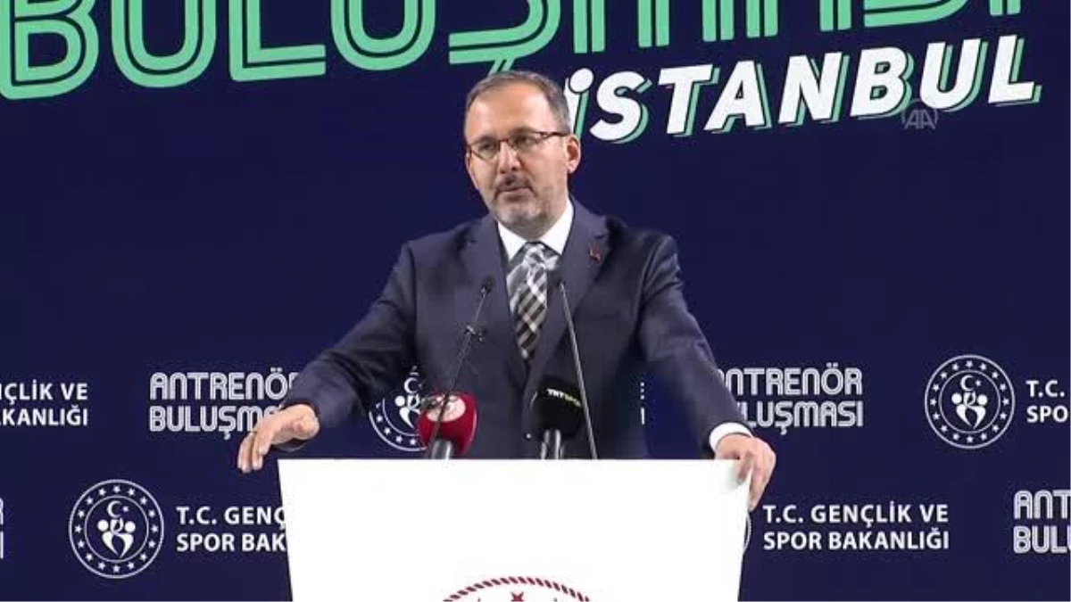 Gençlik ve Spor Bakanı Kasapoğlu : "924 sözleşmeli antrenör alımı yapacağız"